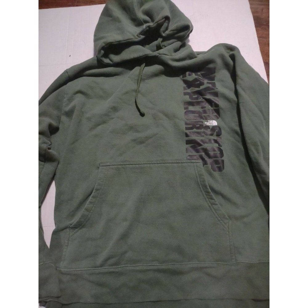 The North Face Hoodie Men's Size 2XL Green Pullover Hooded Sweatshirt